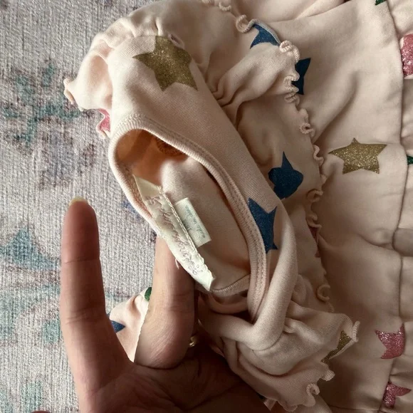 Konges slojd Star Patterned Cream Dress - Picture 2 of 2